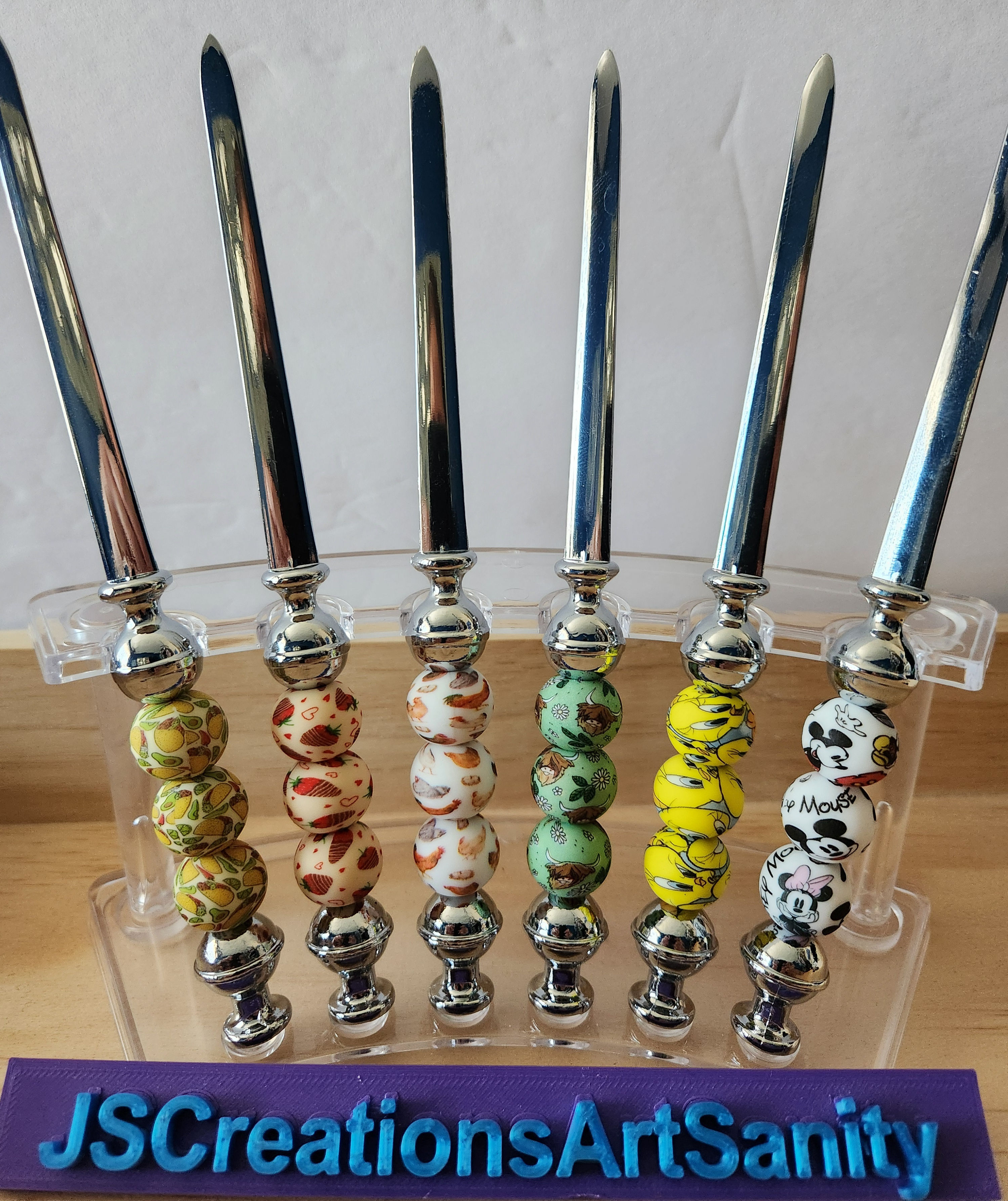 Beaded Letter Opener | Mail Openers | Fun Silicone Beaded Letter Openers