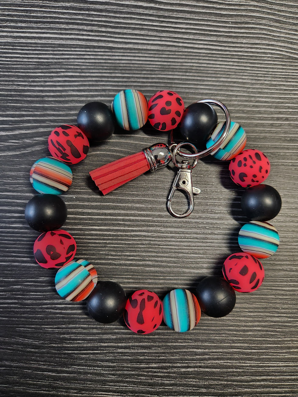 Thumbnail: Colored Cow Print Wristlets