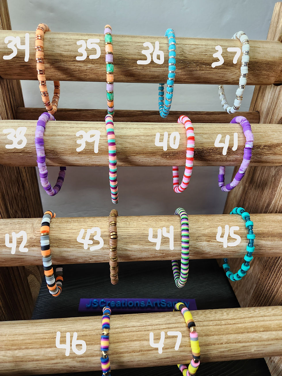 Thumbnail: Clay Beaded Bracelets