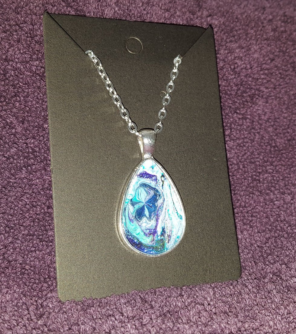 Thumbnail: Teardrop Pendant Tray Necklaces