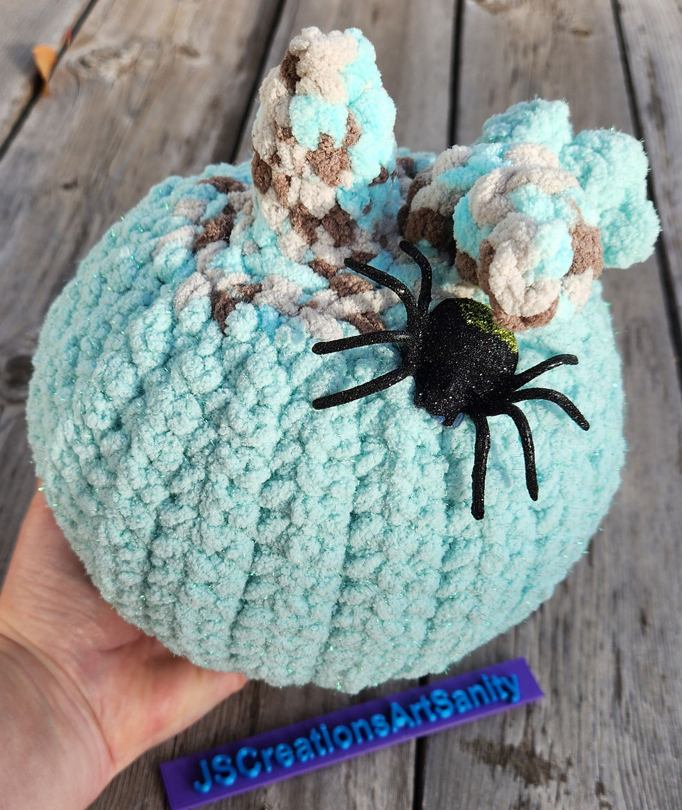 Large Crochet Pumpkins