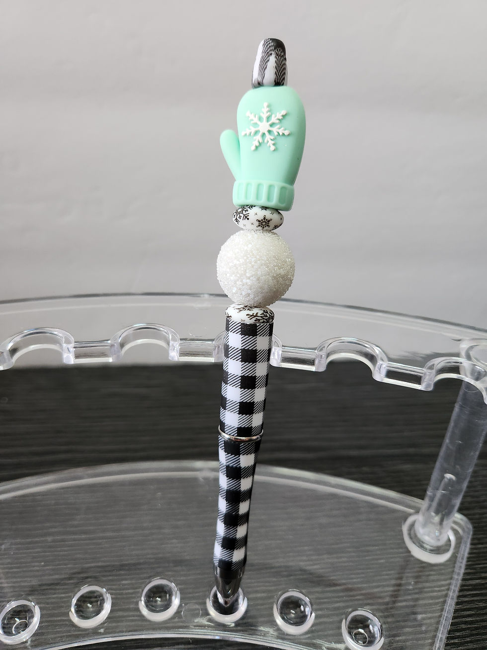 Mitten Plaid Pens