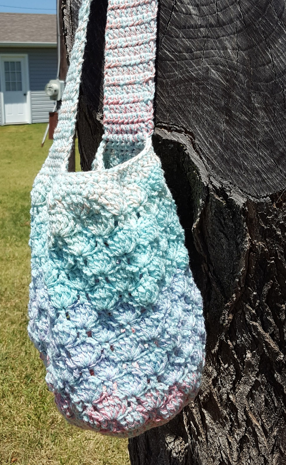 Crochet Mermaid Scales Bag