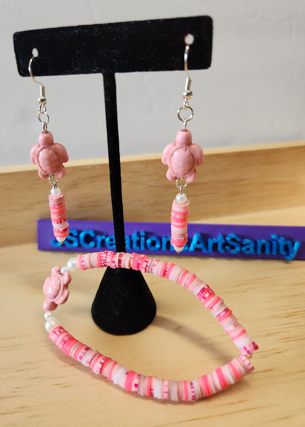 Thumbnail: Clay Beaded Sea Turtle Jewelry