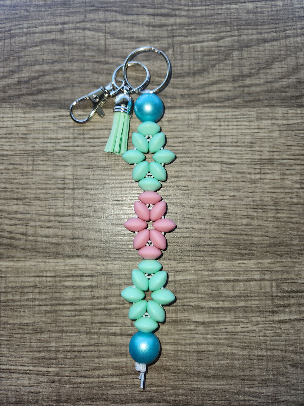 Thumbnail: Pretty Flowers Keychains