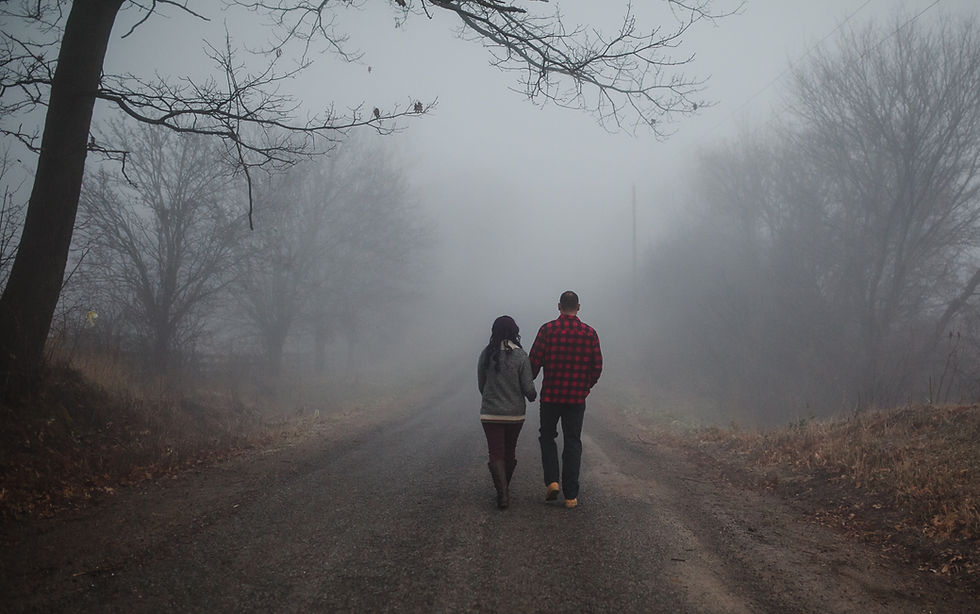 Walking side by side