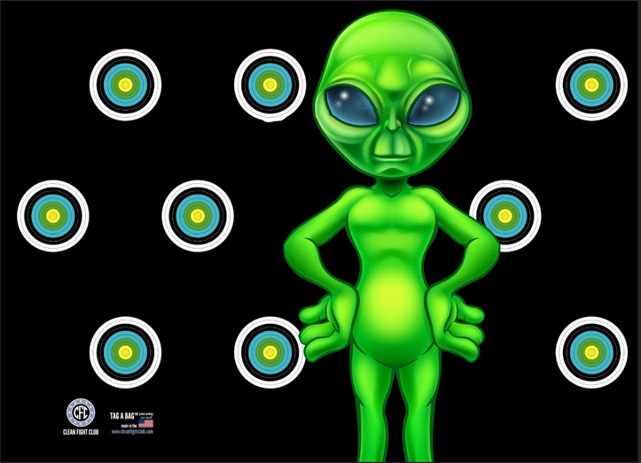 SMALL Alien TAG A BAG - SMALL