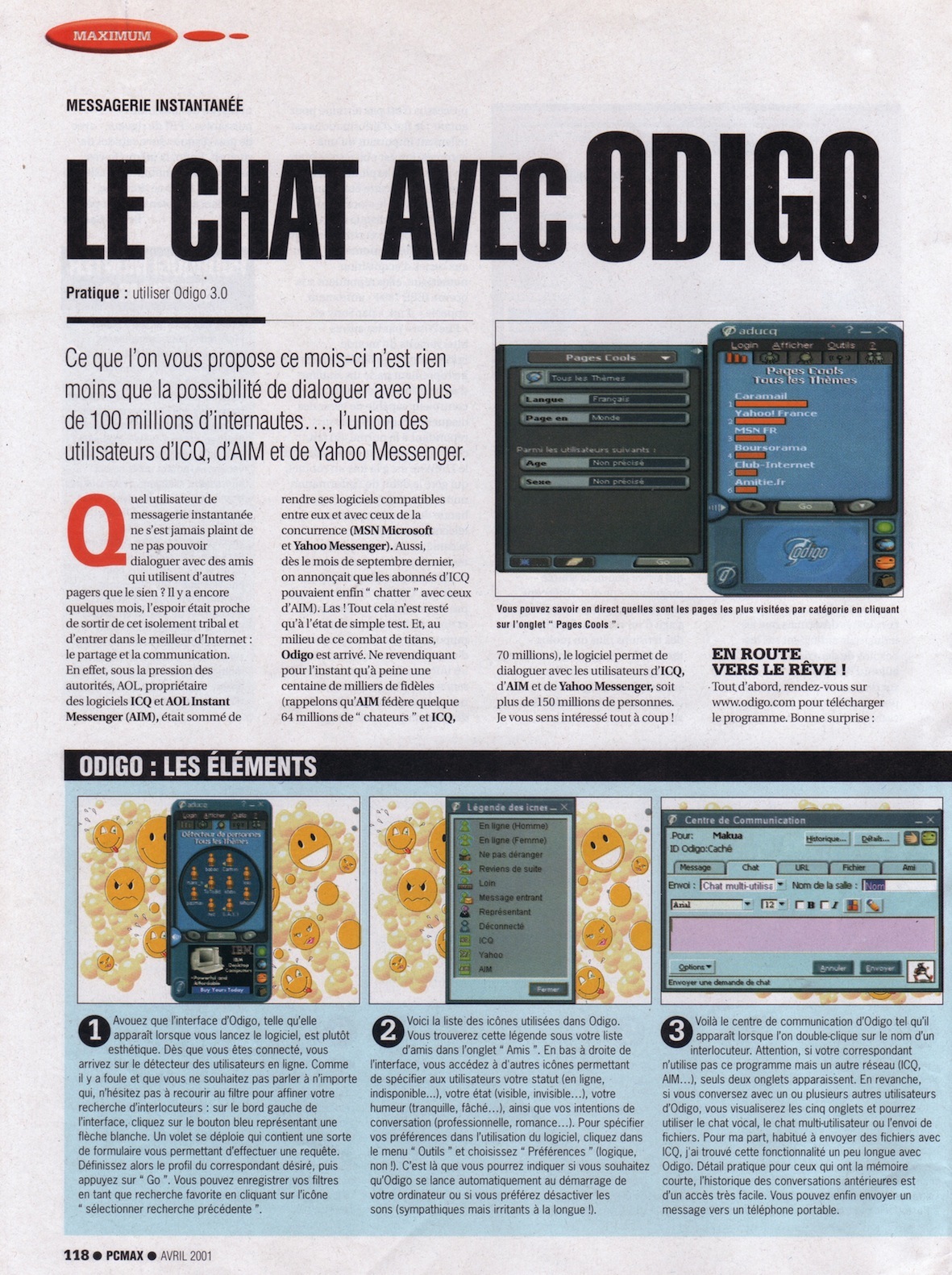 Odigo na Imprensa Francesa