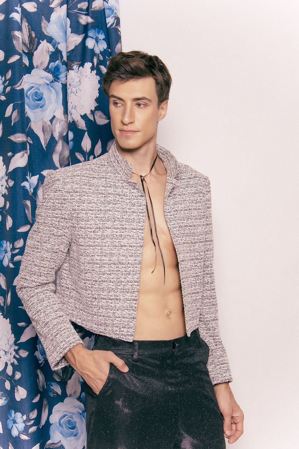 Miniatura: Saco corto Tweed 