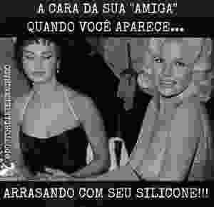 Inveja das amigas e inimigas - prótese de silicone - Cirurgia Plástica
