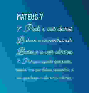 Matheus 7: 7-8 Sermão da Montanha