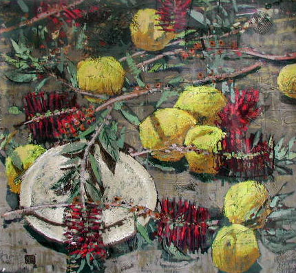 Bottle Brush with Lemons