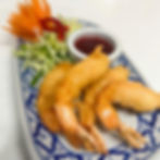 8. Goong Shoom Baeng Tod - King Prawns in Tempura