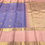 Thumbnail: Lavender & Blush pink Vairaoosi Kanjivaram Handloom pure silk saree