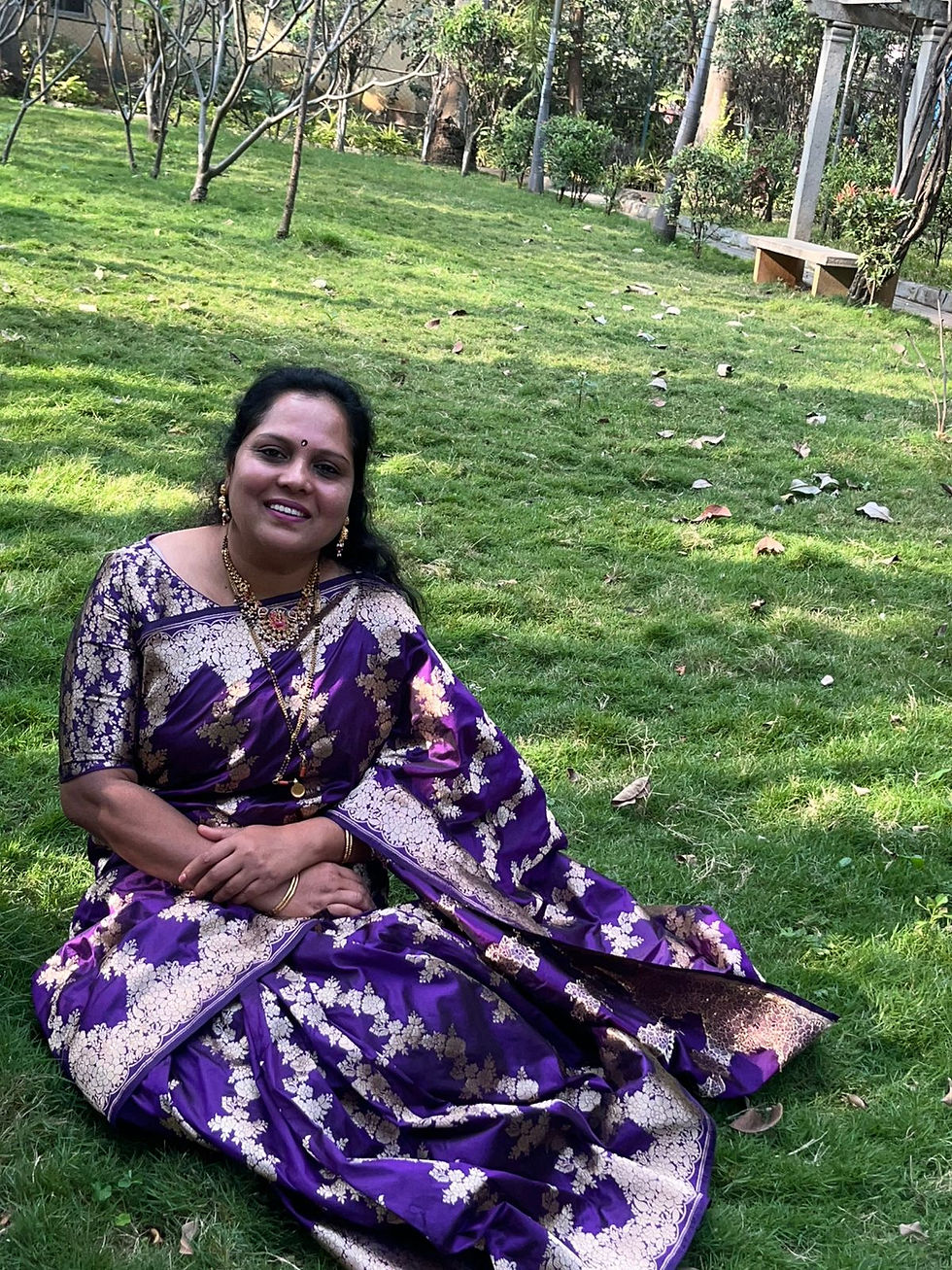 Thumbnail: Cadbury Purple scallop Banarasi handloom pure silk saree