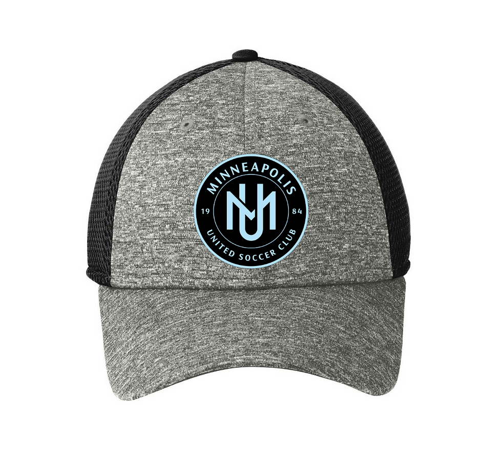 Thumbnail: New Era® Shadow Stretch Mesh Cap 39THIRTY - GreyMarble/Black