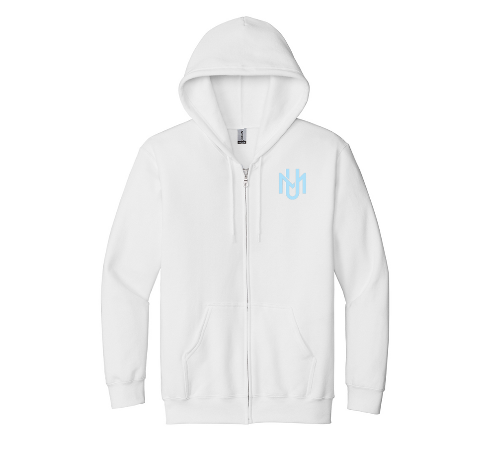 Thumbnail: Gildan® - Heavy Blend™ Full-Zip Hooded Sweatshirt - White