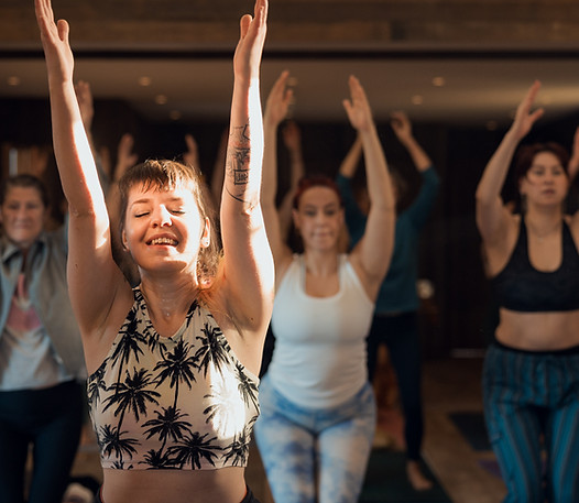 group vinyasa yoga classes North Devon