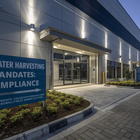 Rainwater Harvesting Mandates: Compliance for Industrial Space for Rent in Bangalore