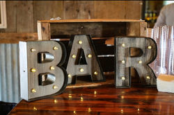 Bar Marquee Letters