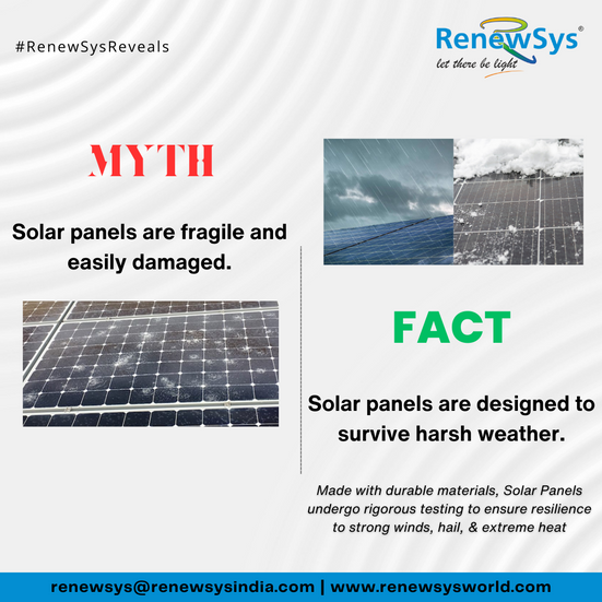 RenewSys busts solar panel myths