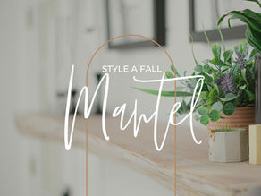 How to Style a Fall Mantel Around Your TV or Art (Without the Clutter!)
