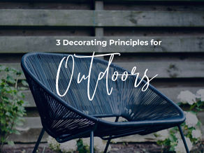 Top 3 Decorating Principles for Outdoors.
