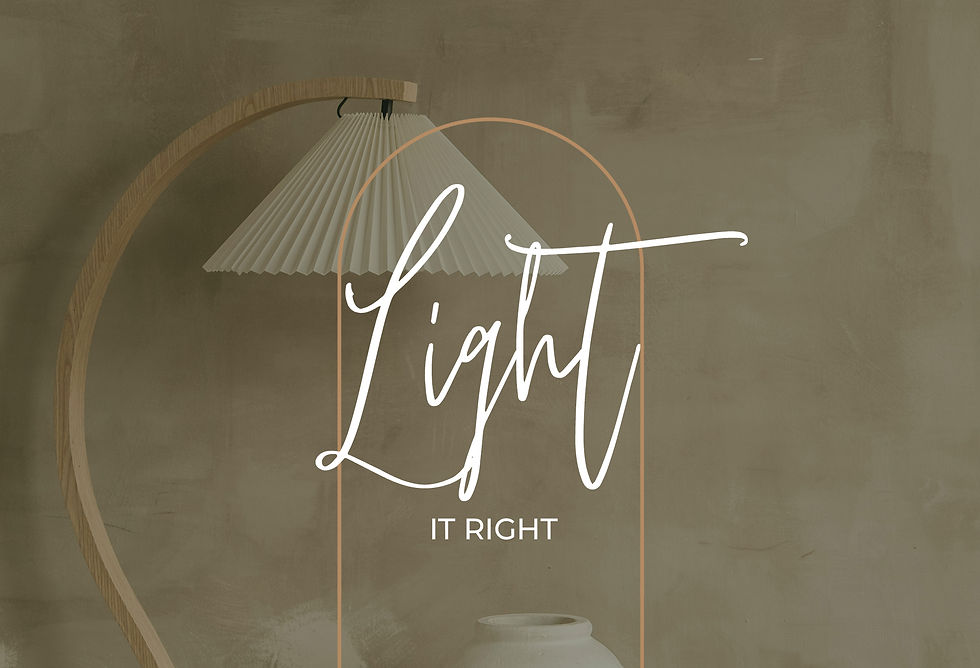 Light It Right: 3 Ways to Layer Lighting Like a Pro