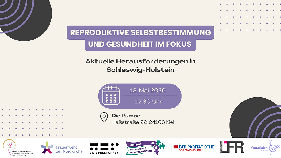 Reproduktive Selbstbestimmung und Gesundheit im Fokus