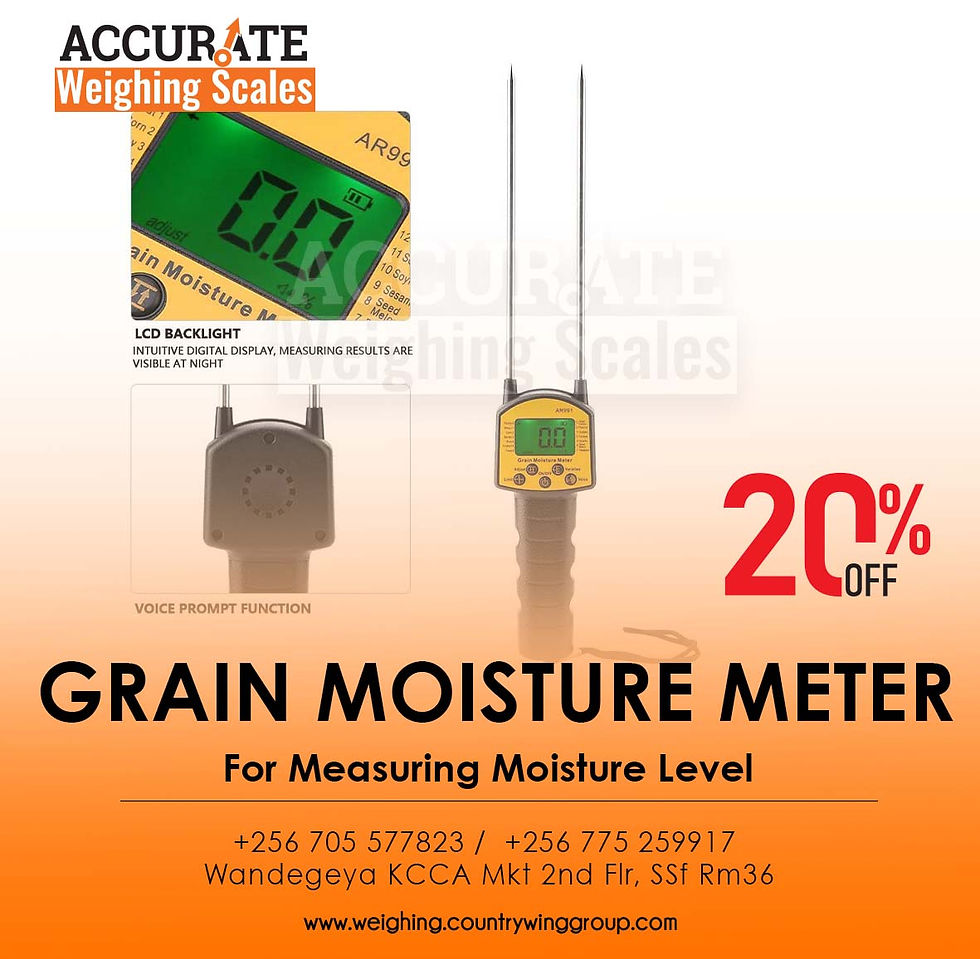 Latest double pins type grain moisture meter