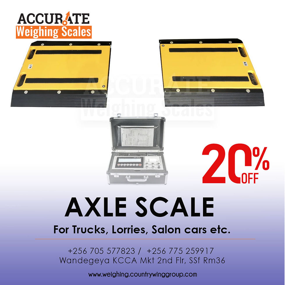 Vehicle truck axle weighing scales