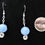 Thumbnail: Blue Spiral Drop Earrings