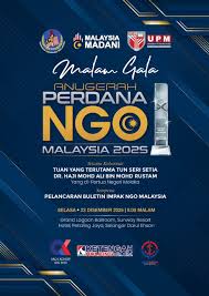 Writer: Anugerah Perdana NGO Malaysia 2025 Gala