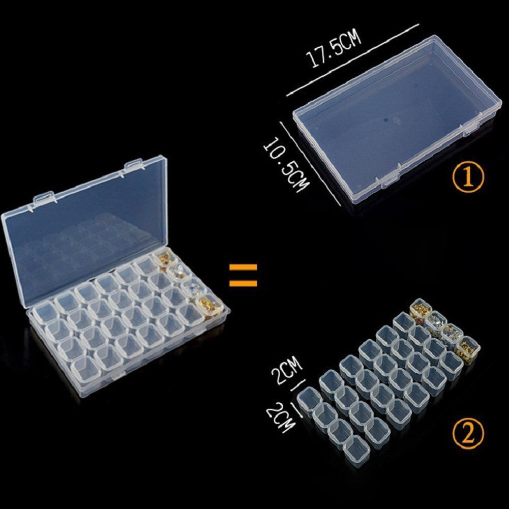 Nail Art Storage (28 Grids)