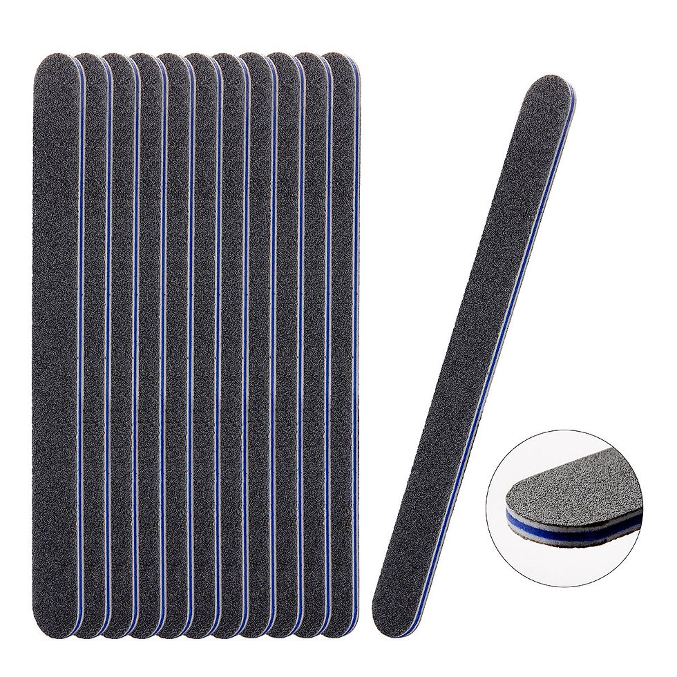 Thumbnail: Reusable/Washable Nail Files (100/180 Grits) 50 Count