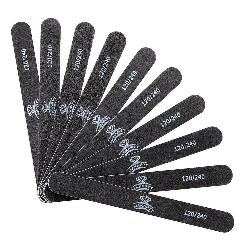 Thumbnail: Reusable/Washable Nail Files (100/180 Grits) 50 Count