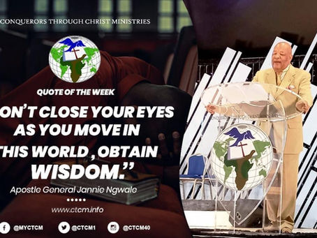 Apostle General Jannie Ngwale - Arise and Worship the Lord