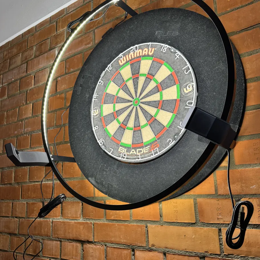 Kamerahalter Set passend für Autodarts Winmau Plasma Kabelführung OHNE Kameras