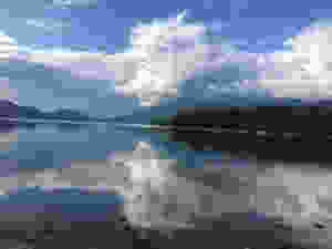 Lake and sky