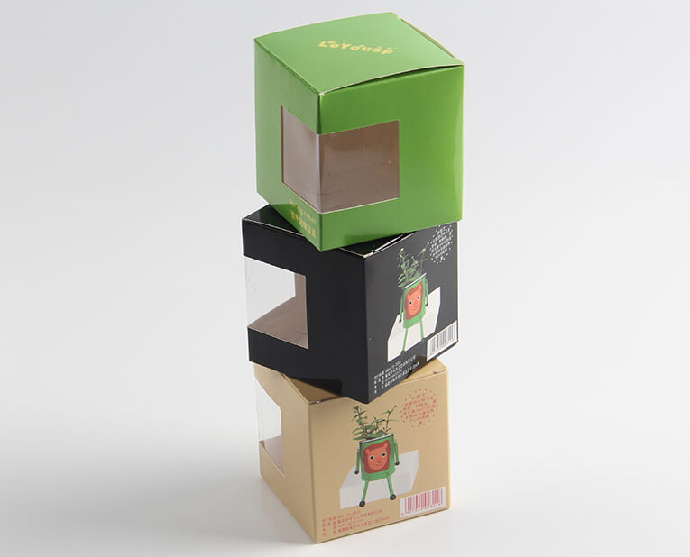 Window Packaging Boxes – transparent retail boxes for cosmetic and skincare products