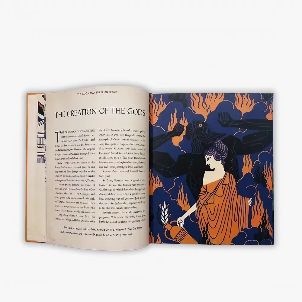 Custom size book printing in China with professional binding options
