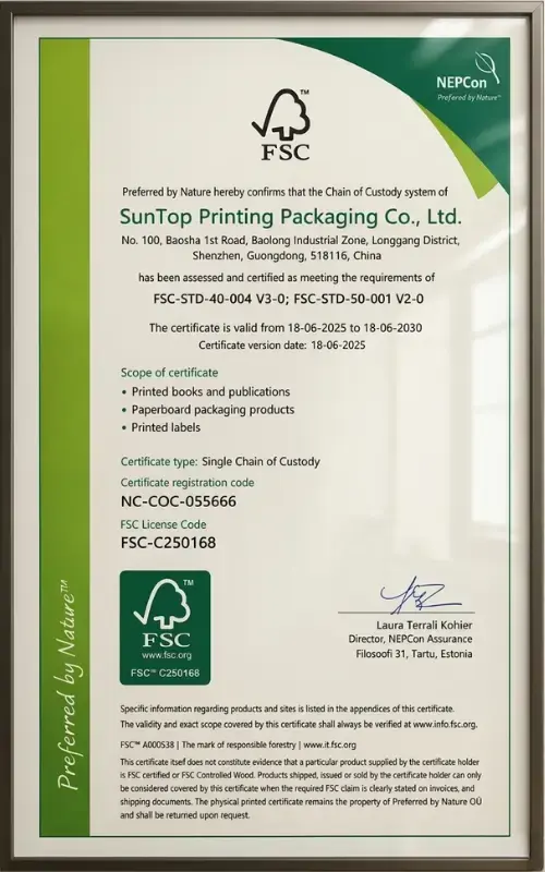 FSC® Certified Sustainable Materials for Eco-Friendly Labels