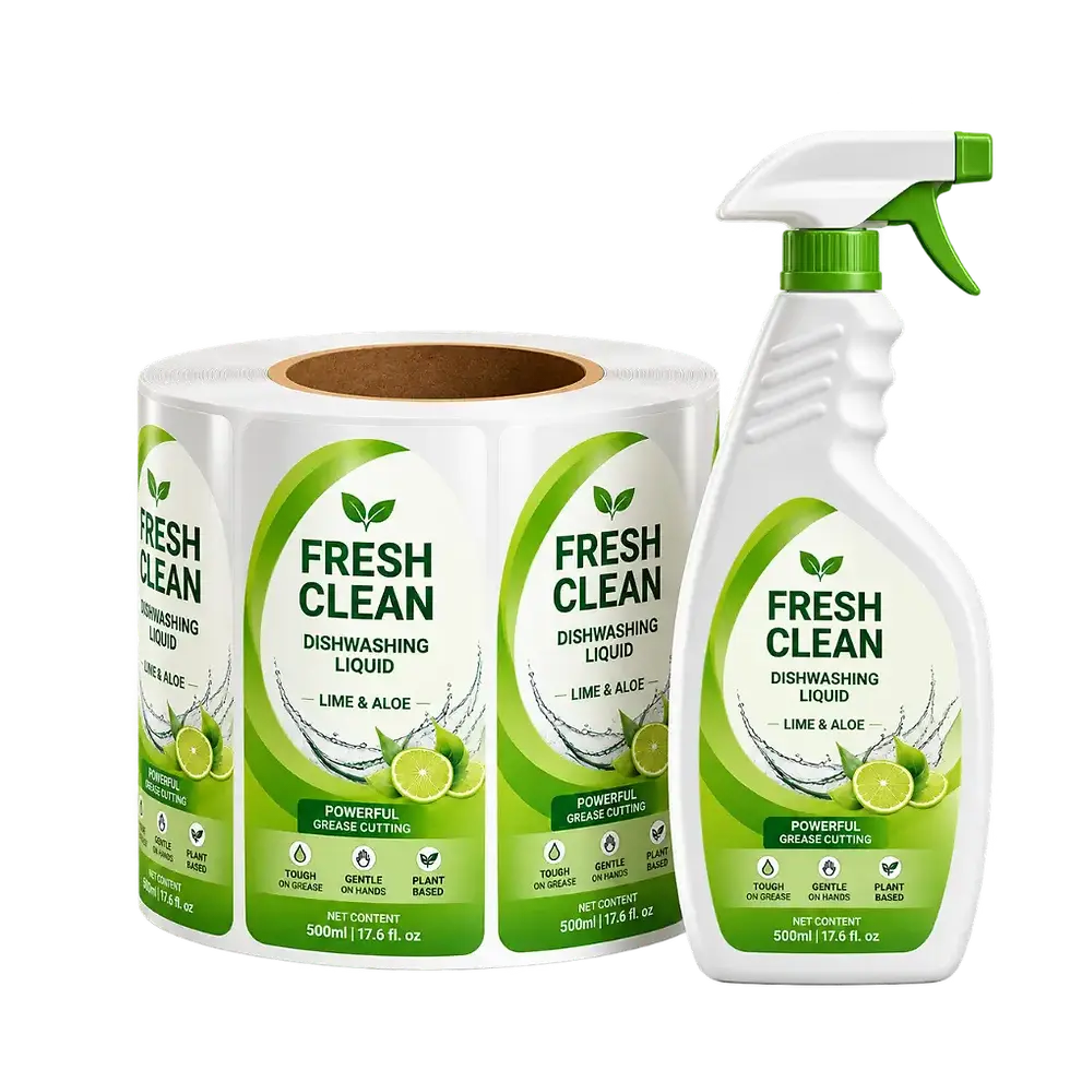 Commercial custom labels by SunTop Printing