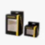 display packaging with die-cut window structure for lifestyle consumer products