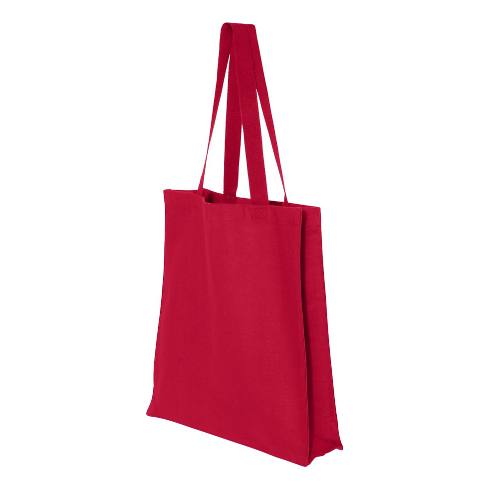 Thumbnail: Gusset Shopping Tote (Red)
