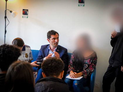 Interview par les élèves du collège Chopin de Melun