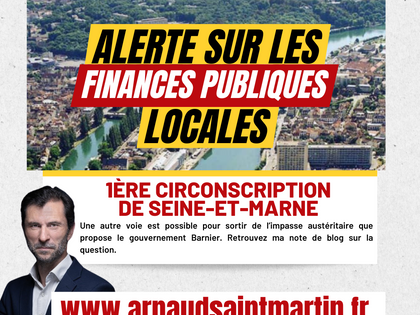 Alerte sur les finances publiques locales en Seine-et-Marne