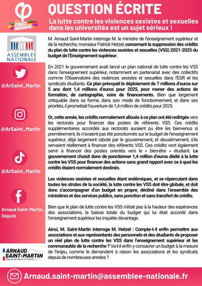 La lutte contre les violences sexistes et sexuelles dans les universités mérite mieux !