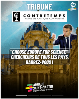 Choose Europe for science : chercheurs de tous les pays, barrez-vous !