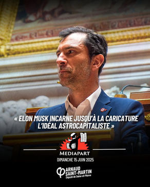 Entretien Mediapart : Elon Musk incarne la caricature de l'astrocapitaliste